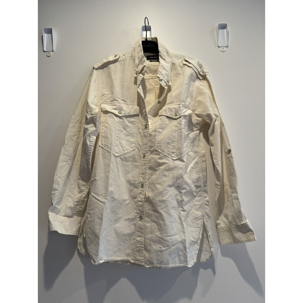 Isabel Marant Ecru/off White Buttondown Shirt FR 36 US S